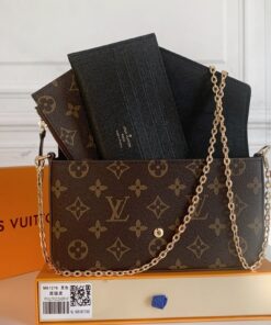 Pochette Félicie Monogram Black