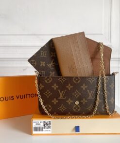 Pochette Félicie Monogram Brown
