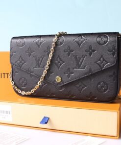 Pochette Félicie Black Monogram Empriente